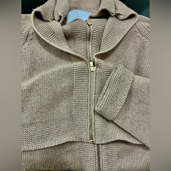 ADAM LIPPES Utility mediano blend/ cashmere Long sweater/ jacket- Rare - Picture 10 of 11